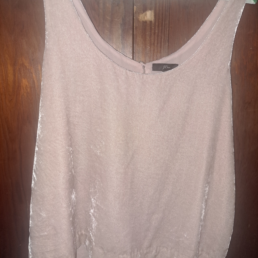 J. Crew Blush Pink Sleeveless Blouse